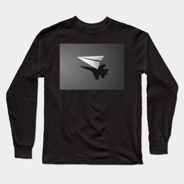 origami plane Long Sleeve T-Shirt by Heehoo26